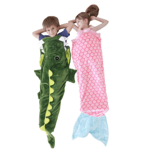 Cozy Animal Tail Blanket for Kids Soft and Comfortable Kids Sleeping Bag Cozy Animal Tail Blanket for Kids Soft and Comfortable Kids Sleeping Bag
